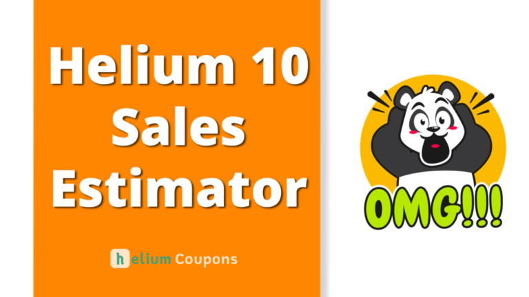 Helium 10 Sales Estimator