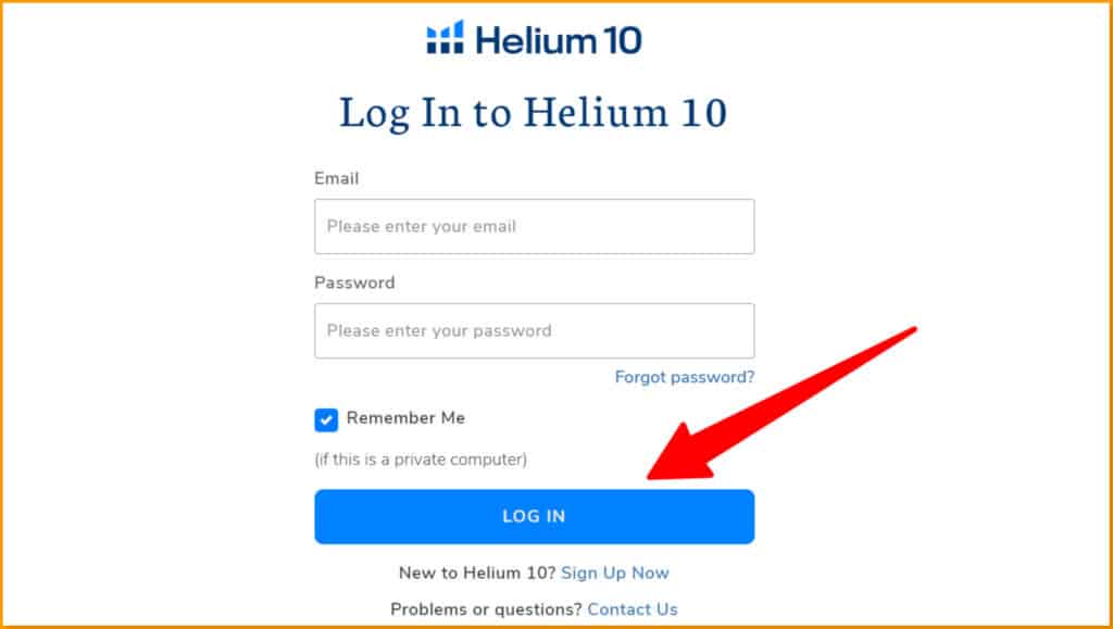 Helium-10 log