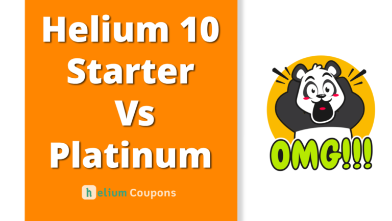 Helium 10 Starter Vs Platinum