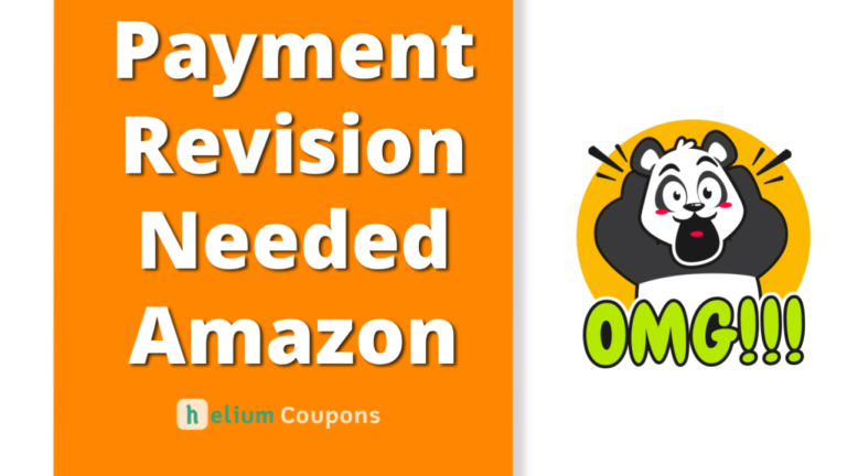 Payment Revision Needed Amazon